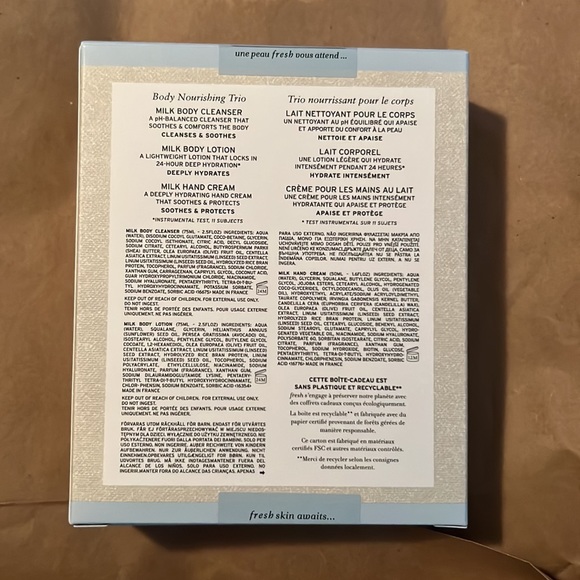 Brand New!! Fresh Milk Moisturizing Bodycare Gift Set - Picture 4 of 7